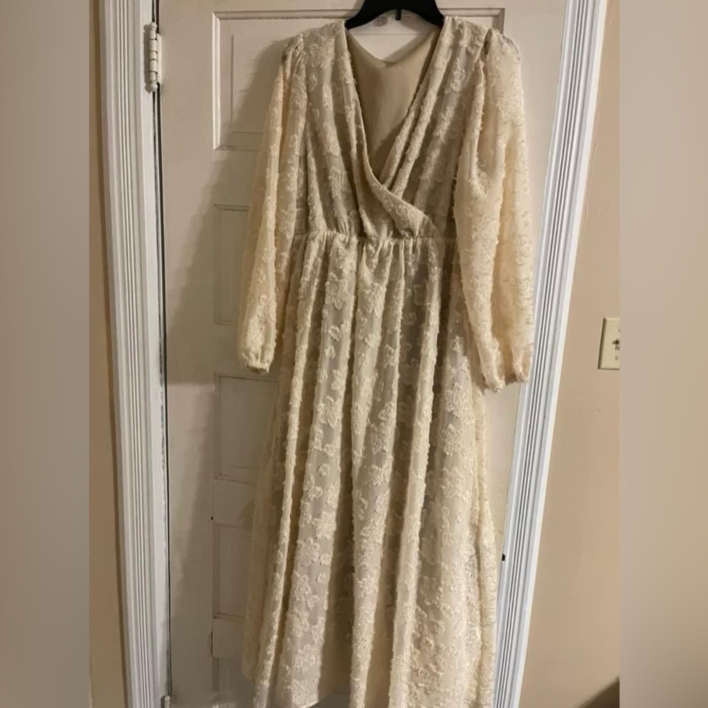 Cream Maxi Dress